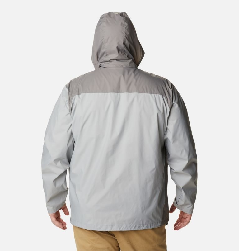 Men's Columbia Glennaker Lake Rain Jackets Grey | Plus Size CA-Y04C6